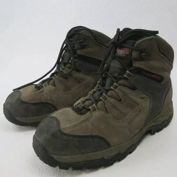 Red Wing Safety Toe Suede Leather Boots Shoes Men's Dress Stiefel Bottes 10.5 EE - Picture 1 of 8